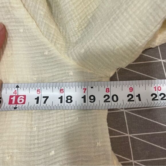 Zara Cream Polka Dot Relaxed Fit Summer Top XS/S - Picture 10 of 13